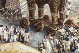 Abitanti di Troia alle Porte Scee