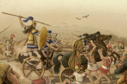 Battaglia epica scontro tra Achei e Troiani