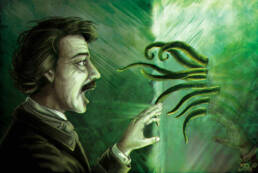 Edgar Allan Poe e Cthulhu - Attraverso il portale